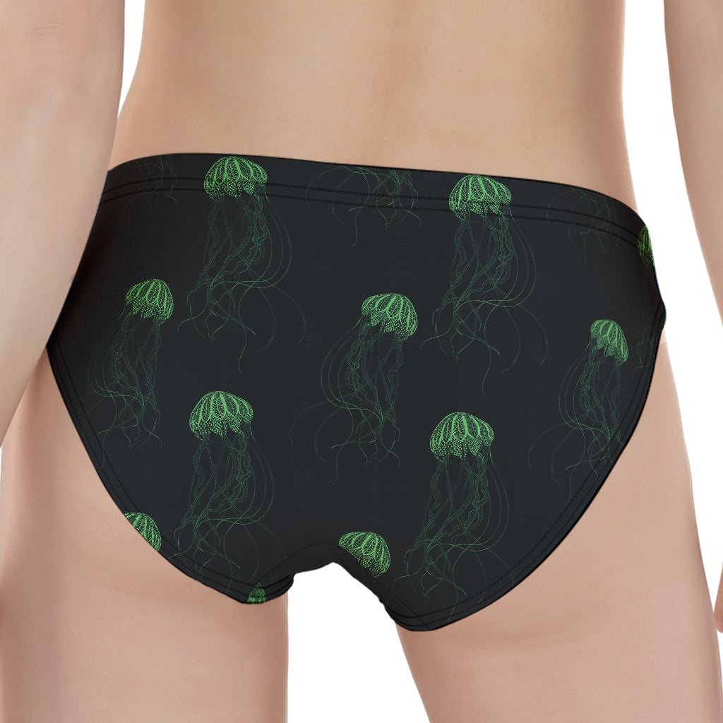 Zentangle Jellyfish Pattern Print Women's Panties