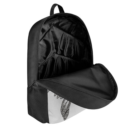 Zentangle Sea Turtle Print 17 Inch Backpack