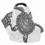 Zentangle Sea Turtle Print Baby Seat Cover