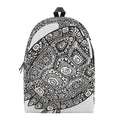 Zentangle Sea Turtle Print School Backpack