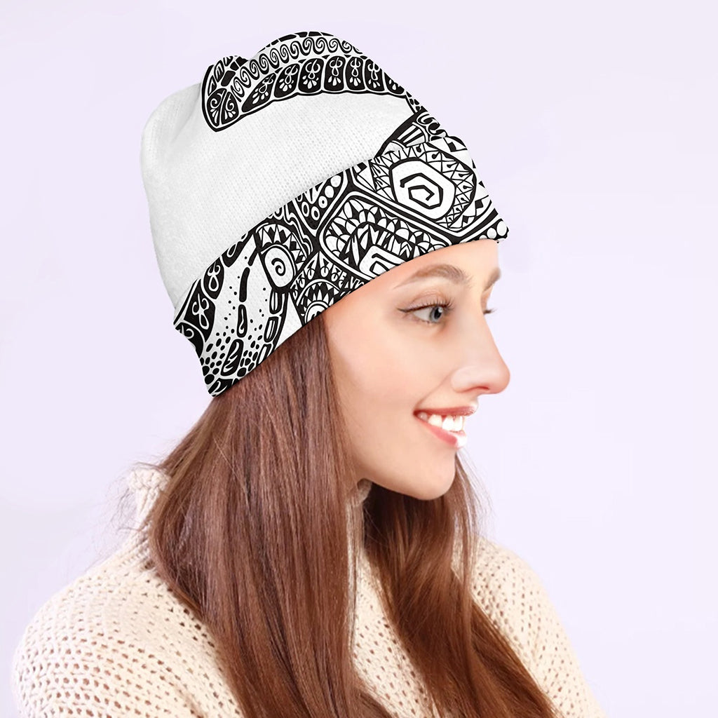 Zentangle Sea Turtle Print Beanie