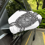 Zentangle Sea Turtle Print Car Side Mirror Covers