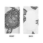 Zentangle Sea Turtle Print Changing Pad Cover
