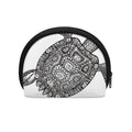Zentangle Sea Turtle Print Coin Purse