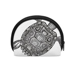 Zentangle Sea Turtle Print Coin Purse