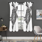 Zentangle Sea Turtle Print Curtain