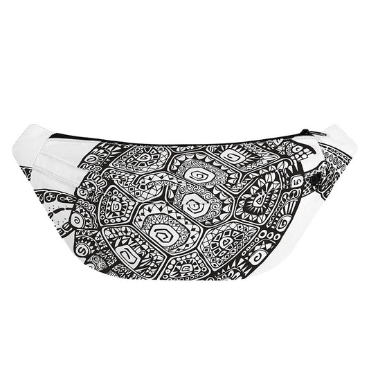 Zentangle Sea Turtle Print Fanny Pack