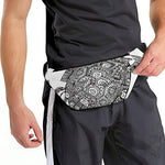 Zentangle Sea Turtle Print Fanny Pack