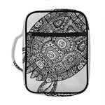 Zentangle Sea Turtle Print Front Pocket Bible Bag