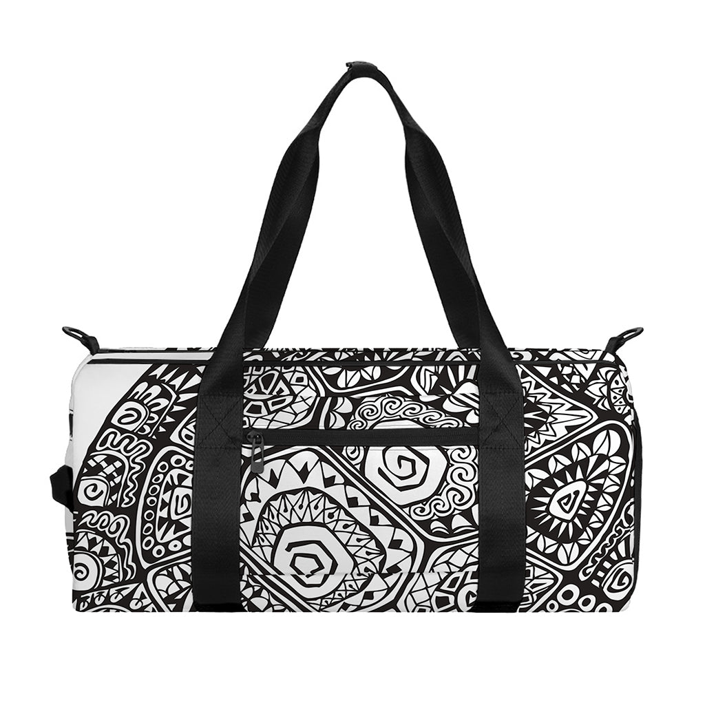 Zentangle Sea Turtle Print Gym Bag