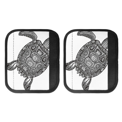 Zentangle Sea Turtle Print Handle Covers