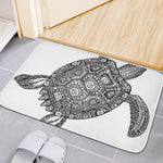 Zentangle Sea Turtle Print Indoor Door Mat