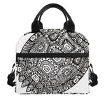 Zentangle Sea Turtle Print Insulated Lunch Bag