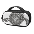 Zentangle Sea Turtle Print Portable Cooler Travel Case