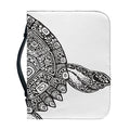 Zentangle Sea Turtle Print Leather Bible Cover