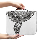Zentangle Sea Turtle Print Leather Bible Cover