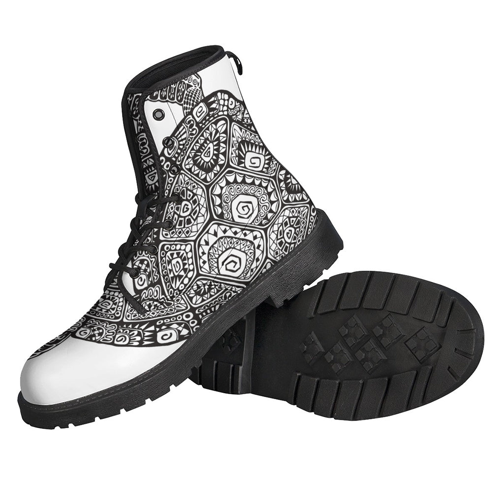 Zentangle Sea Turtle Print Backpack