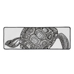 Zentangle Sea Turtle Print Long Kitchen Mat