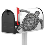 Zentangle Sea Turtle Print Mailbox Cover