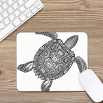 Zentangle Sea Turtle Print Mouse Pad