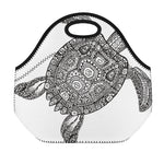 Zentangle Sea Turtle Print Neoprene Lunch Bag
