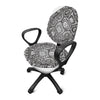 Zentangle Sea Turtle Print Office Chair Cover