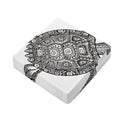 Zentangle Sea Turtle Print Outdoor Seat Cushion Cover