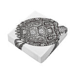 Zentangle Sea Turtle Print Outdoor Seat Cushion Cover