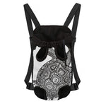 Zentangle Sea Turtle Print Pet Carrier Backpack