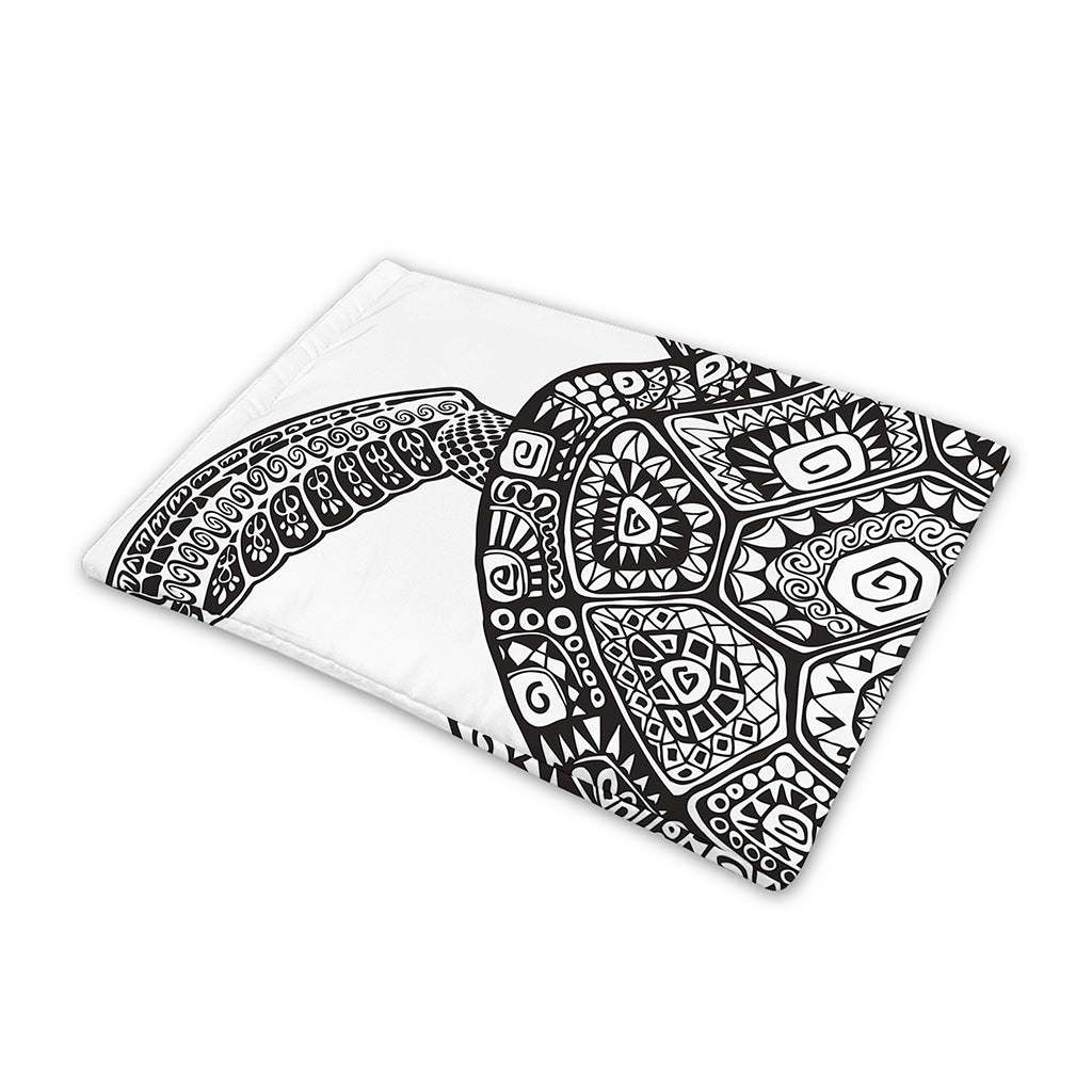 Zentangle Sea Turtle Print Pet Cooling Mat Cover