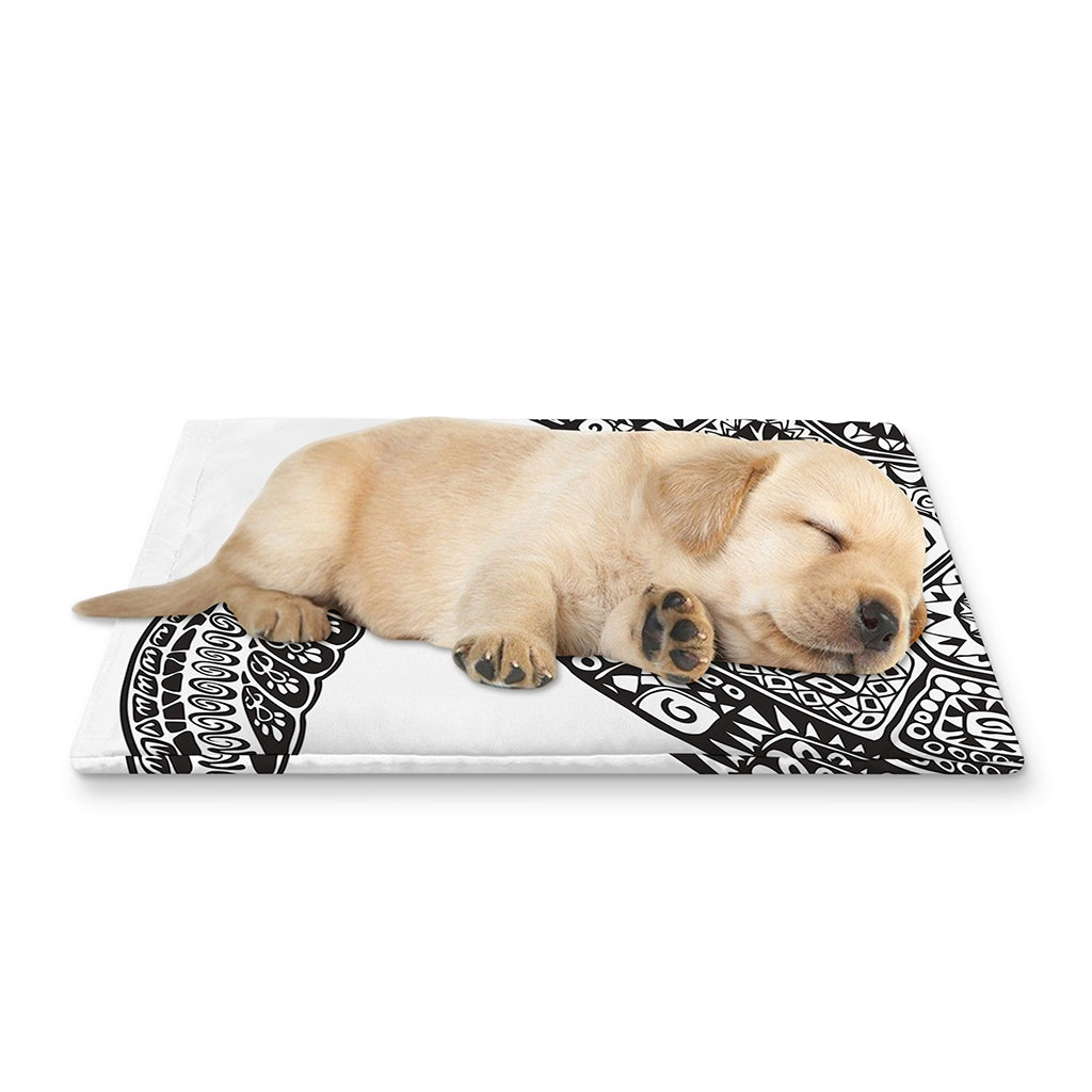 Zentangle Sea Turtle Print Pet Cooling Mat Cover