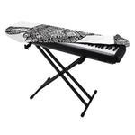 Zentangle Sea Turtle Print Piano Keyboard Cover