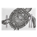 Zentangle Sea Turtle Print Placemat