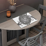 Zentangle Sea Turtle Print Placemat