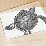 Zentangle Sea Turtle Print Polyester Doormat
