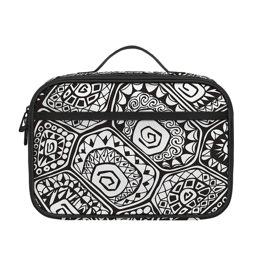 Zentangle Sea Turtle Print Portable Lunch Bag