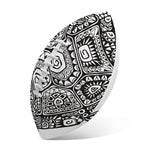 Zentangle Sea Turtle Print Rugby Ball