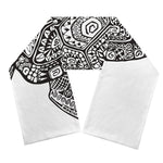 Zentangle Sea Turtle Print Scarf