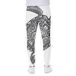 Zentangle Sea Turtle Print Scuba Joggers