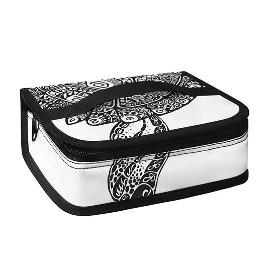 Zentangle Sea Turtle Print Small Lunch Bag