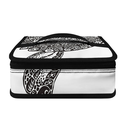 Zentangle Sea Turtle Print Small Lunch Bag