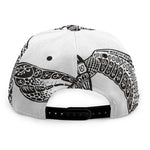 Zentangle Sea Turtle Print Snapback Cap