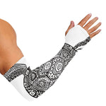 Zentangle Sea Turtle Print Sun Protection Arm Sleeves
