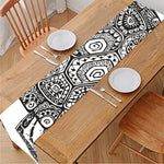 Zentangle Sea Turtle Print Table Runner