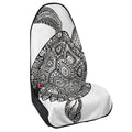 Zentangle Sea Turtle Print Waterproof Car Seat Cover