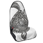 Zentangle Sea Turtle Print Waterproof Car Seat Cover