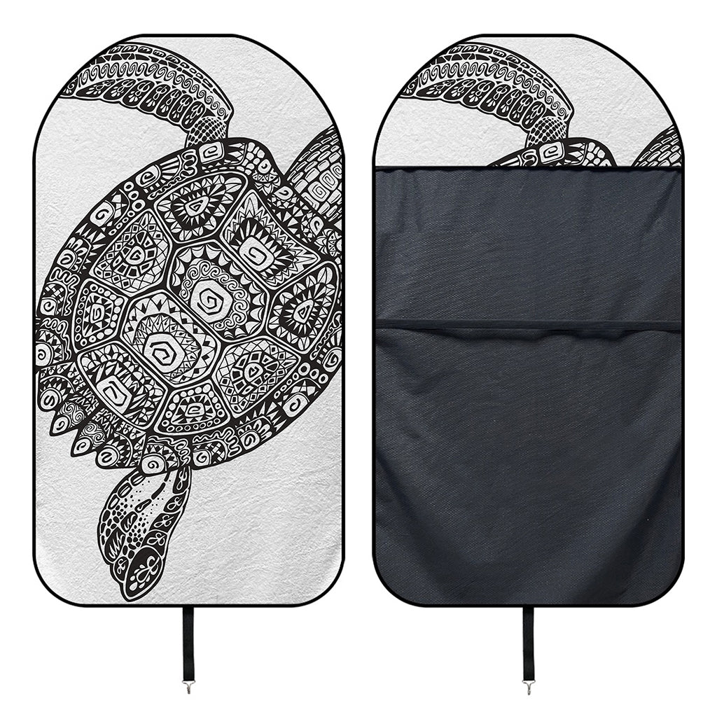 Zentangle Sea Turtle Print Waterproof Car Seat Cover