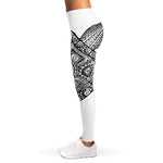 Zentangle Sea Turtle Print Women's Leggings