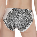 Zentangle Sea Turtle Print Women's Panties