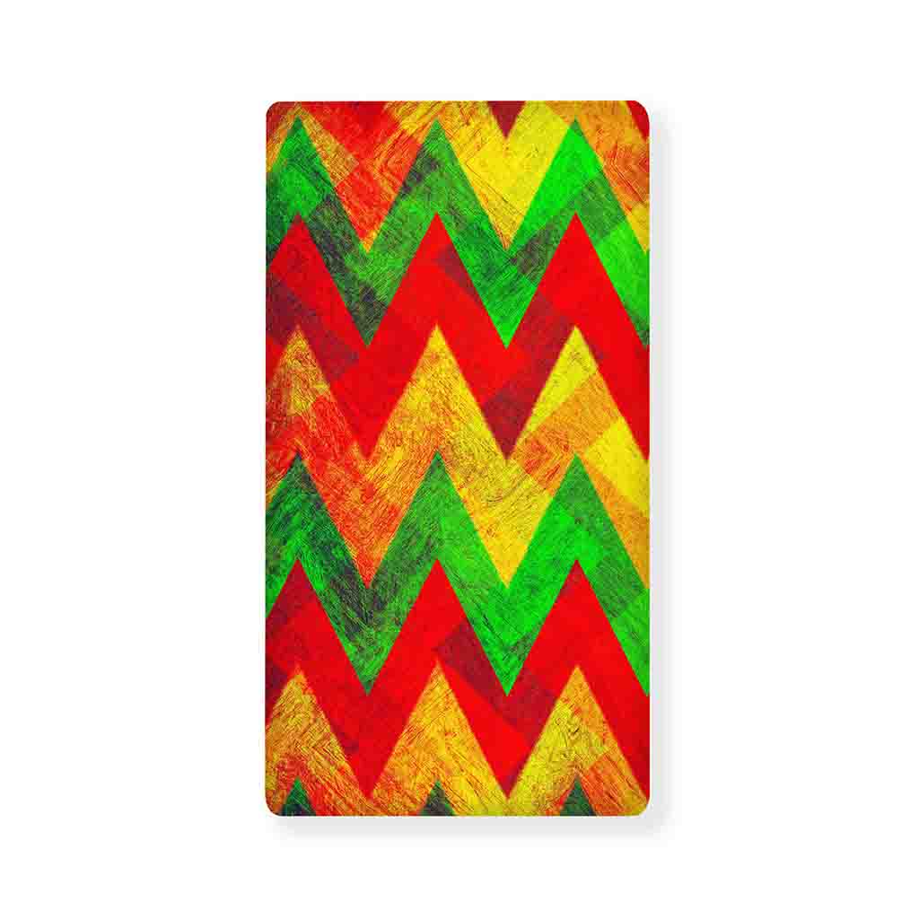 Zig Zag Reggae Pattern Print Baby Crib Sheet